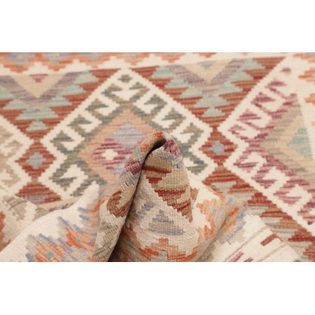 Tappeto Kilim Afghanistan beige marrone 101x154