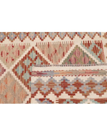 Tappeto Kilim Afghanistan beige marrone 101x150