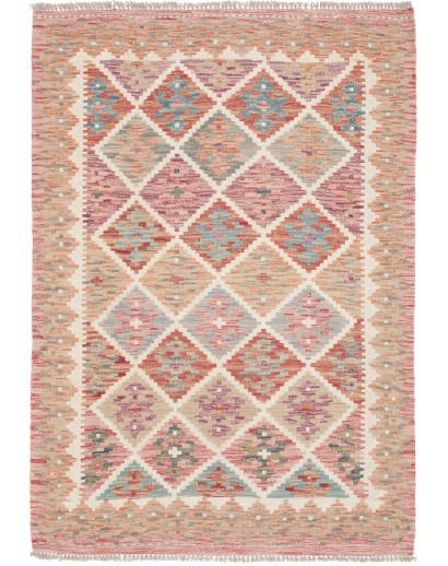 Tappeto Kilim Afghanistan marrone 105x150