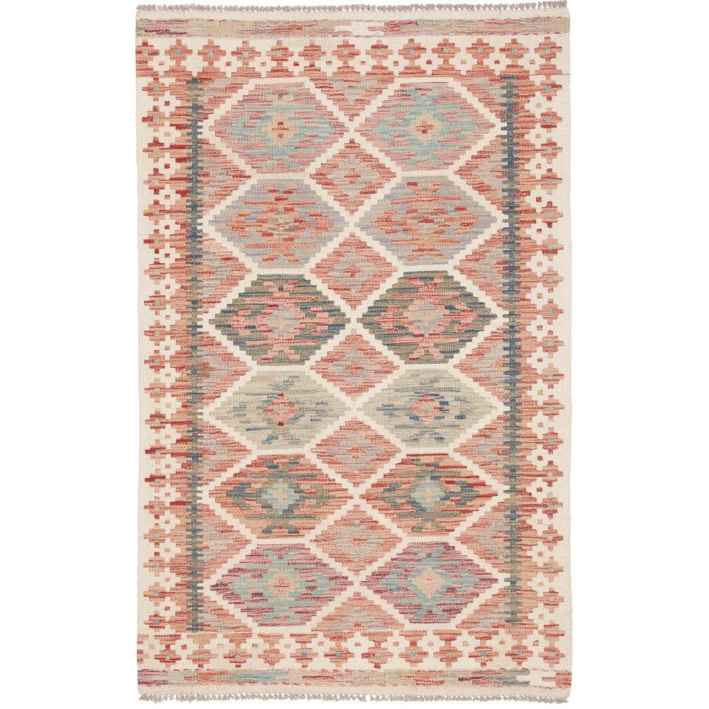 Tappeto Kilim Afghanistan marrone beige 95x151