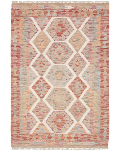 Tappeto Kilim Afghanistan marrone 98x147