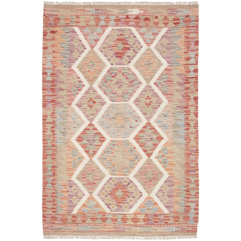 Tappeto Kilim Afghanistan marrone 98x147