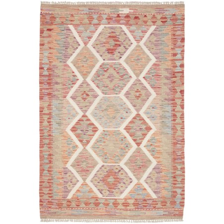 Tappeto Kilim Afghanistan marrone 98x147
