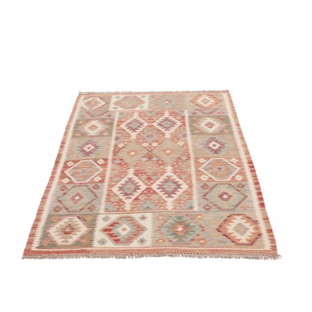 Tappeto Kilim Afghanistan beige marrone 102x146