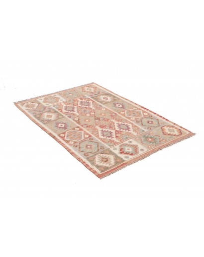 Tappeto Kilim Afghanistan beige marrone 102x146