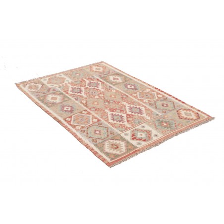 Tappeto Kilim Afghanistan beige marrone 102x146