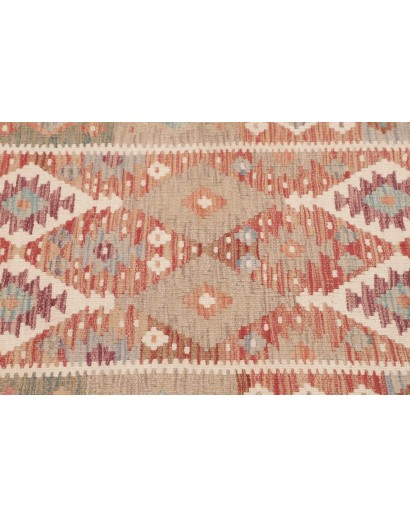 Tappeto Kilim Afghanistan beige marrone 102x146