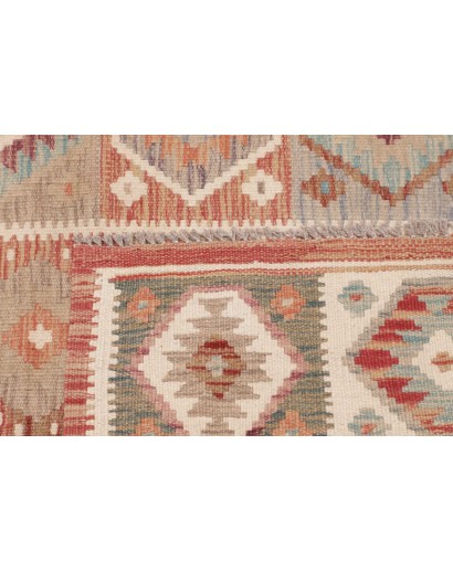 Tappeto Kilim Afghanistan beige marrone 102x146