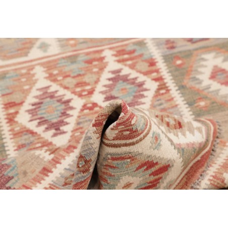 Tappeto Kilim Afghanistan beige marrone 102x146