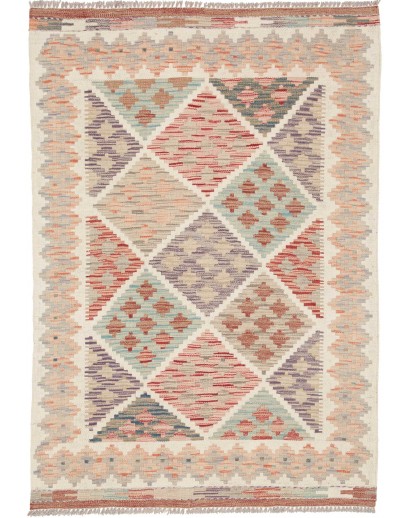 Tappeto Kilim Afghanistan marrone 99x142