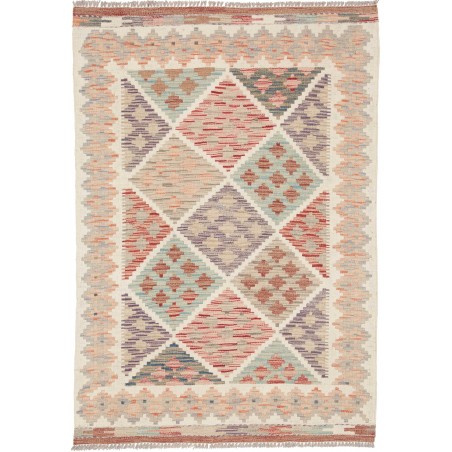 Tappeto Kilim Afghanistan marrone 99x142