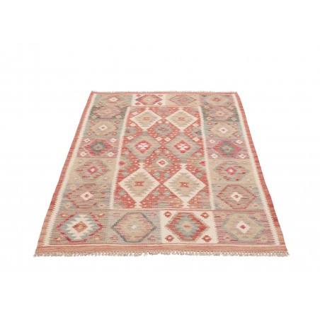 Tappeto Kilim Afghanistan marrone bianco 103x150