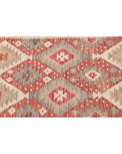 Tappeto Kilim Afghanistan marrone bianco 103x150