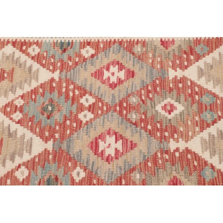 Tappeto Kilim Afghanistan marrone bianco 103x150