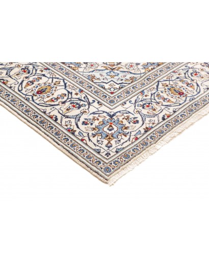 Tappeto Kashan Persia bianco grigio 197x290
