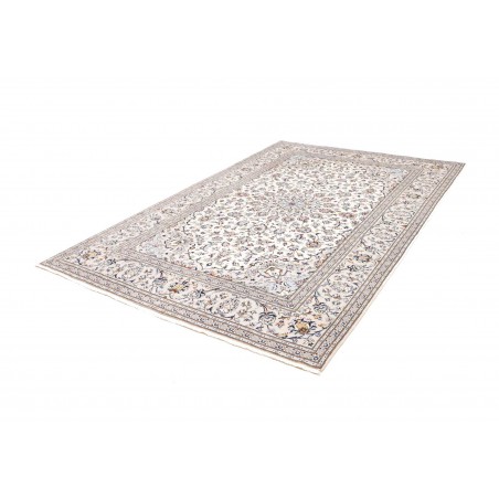 Tappeto Kashan Persia bianco grigio 200x300