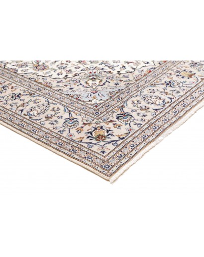 Tappeto Kashan Persia bianco grigio 200x300