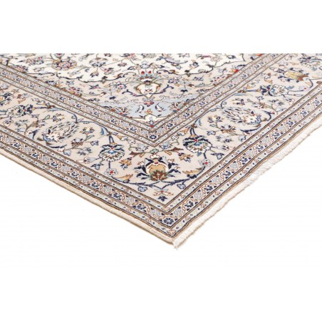 Tappeto Kashan Persia bianco grigio 200x300