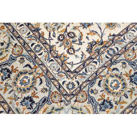 Tappeto Kashan Persia bianco grigio 200x300