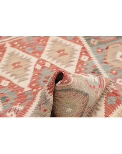 Tappeto Kilim Afghanistan marrone bianco 103x150