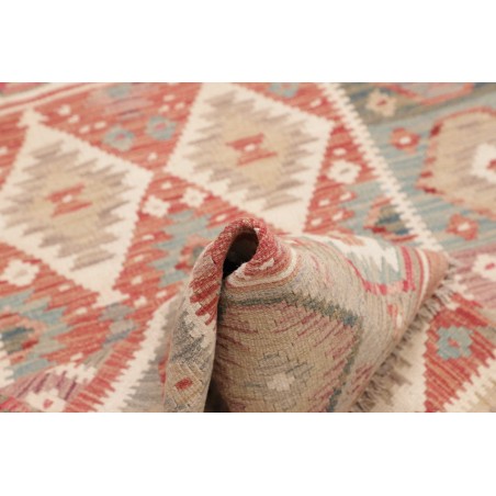 Tappeto Kilim Afghanistan marrone bianco 103x150