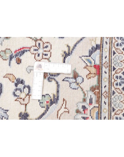 Tappeto Kashan Persia bianco grigio 200x300