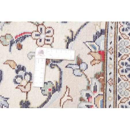 Tappeto Kashan Persia bianco grigio 200x300