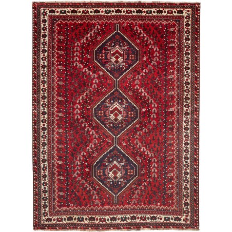 Tappeto Shiraz Persia marrone giallo 220x303