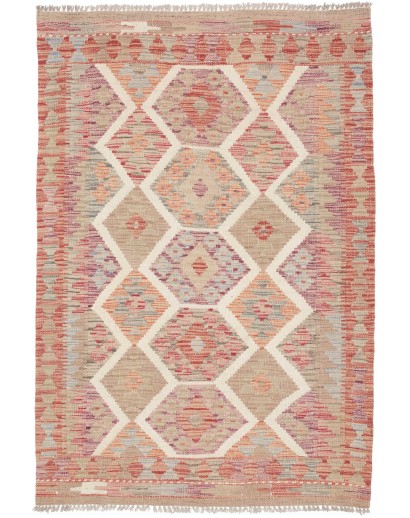 Tappeto Kilim Afghanistan marrone 99x148