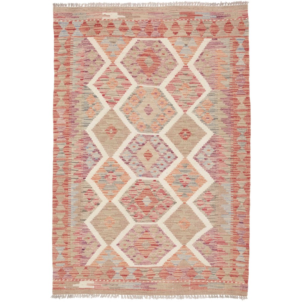 Tappeto Kilim Afghanistan marrone 99x148