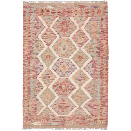 Tappeto Kilim Afghanistan marrone 99x148
