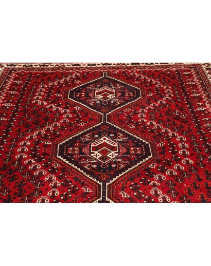 Tappeto Shiraz Persia marrone giallo 220x303