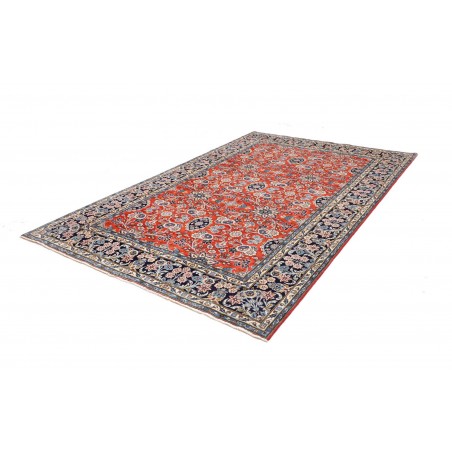 Tappeto Kashan Persia beige grigio 200x303