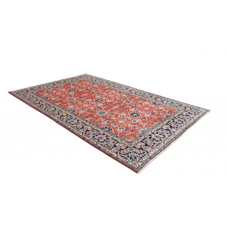 Tappeto Kashan Persia beige grigio 200x303