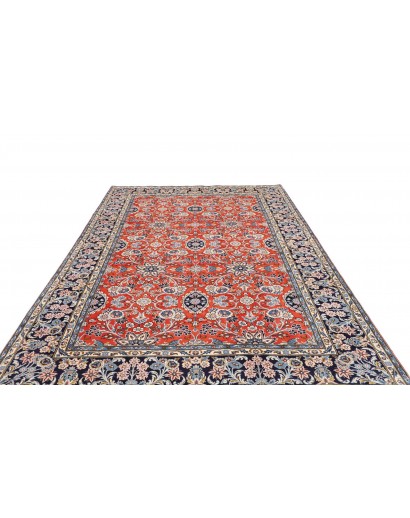 Tappeto Kashan Persia beige grigio 200x303