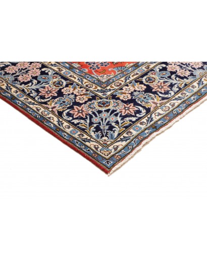 Tappeto Kashan Persia beige grigio 200x303
