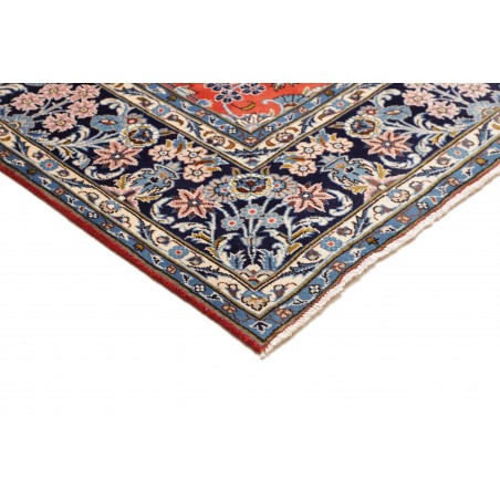 Tappeto Kashan Persia beige grigio 200x303