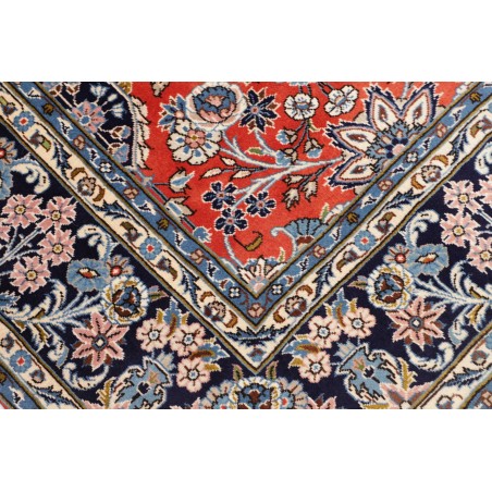Tappeto Kashan Persia beige grigio 200x303