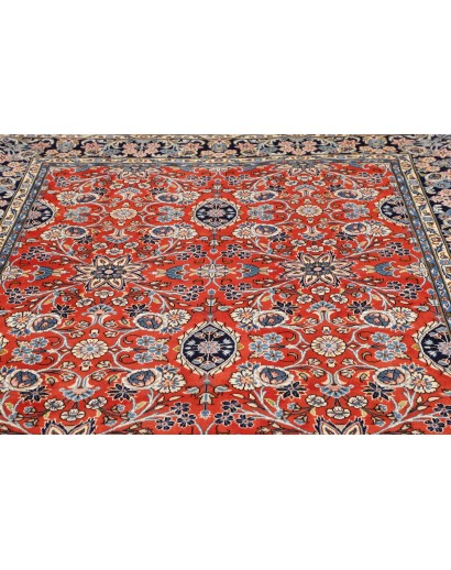 Tappeto Kashan Persia beige grigio 200x303