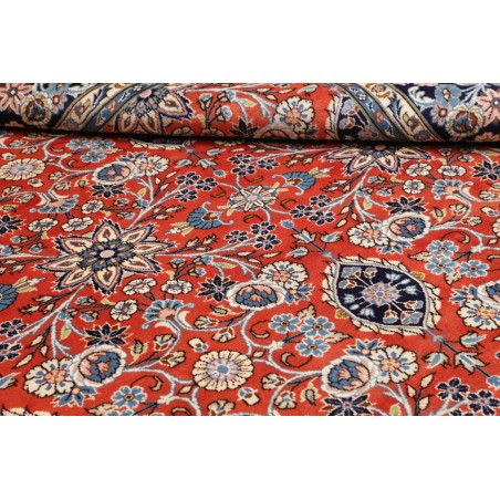 Tappeto Kashan Persia beige grigio 200x303