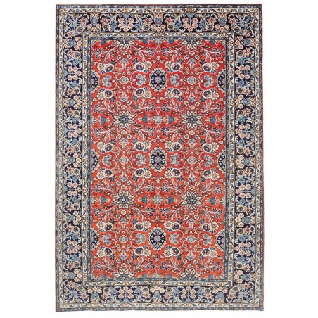 Tappeto Kashan Persia beige grigio 198x292