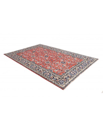 Tappeto Kashan Persia beige grigio 198x292
