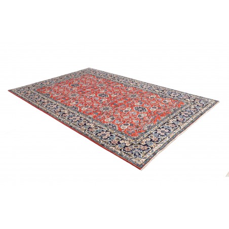 Tappeto Kashan Persia beige grigio 198x292