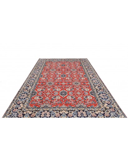 Tappeto Kashan Persia beige grigio 198x292