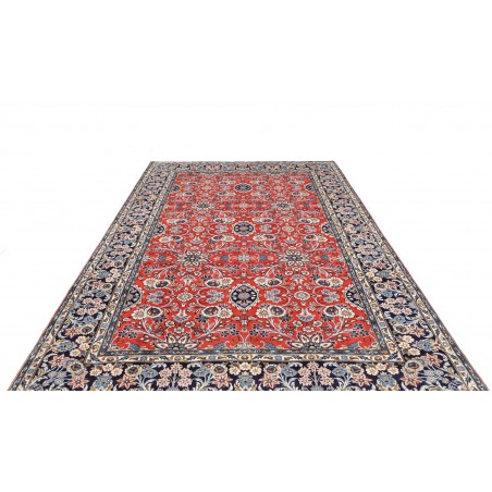 Tappeto Kashan Persia beige grigio 198x292