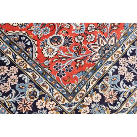 Tappeto Kashan Persia beige grigio 198x292