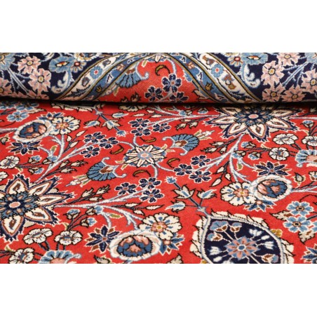 Tappeto Kashan Persia beige grigio 198x292