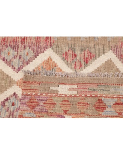 Tappeto Kilim Afghanistan marrone 99x148