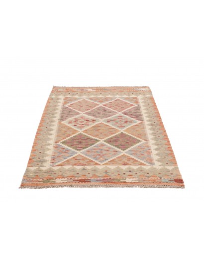 Tappeto Kilim Afghanistan marrone 105x146