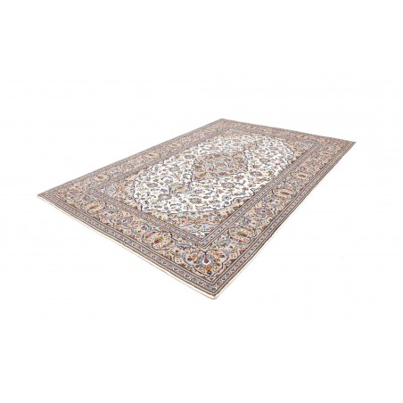 Tappeto Kashan Persia bianco verde 195x295